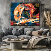 Painting by Numbers Abstract Isolated Embers I